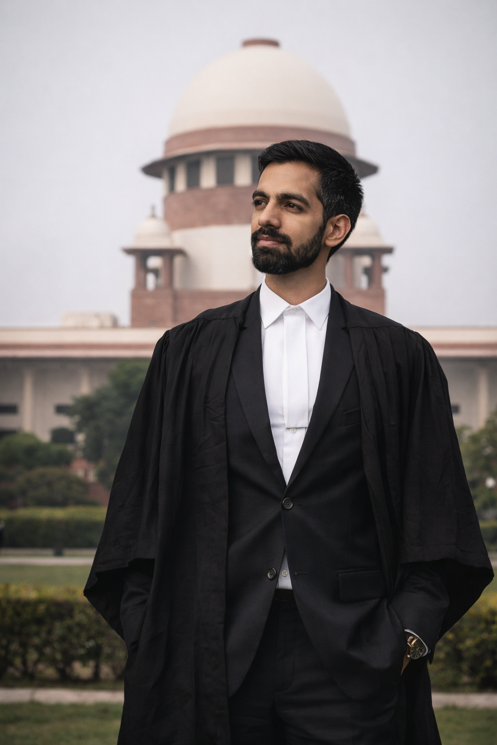 Vikram Singh Kushwaha - Supreme Court Advocate in robes